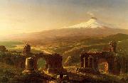 Thomas Cole Mount Etna from Taormina Germany oil painting reproduction